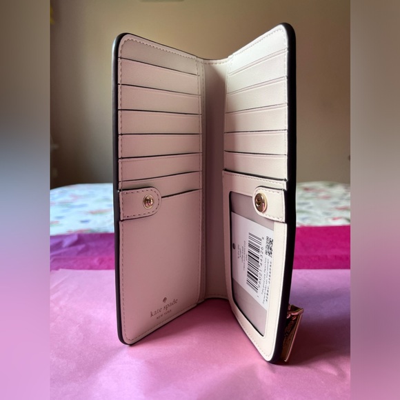 ☕️🍩☕️KATE SPADE COFFEE BREAK LARGE SLIM BIFOLD WALLET BUNDLE ☕️ NWT🍩 ☕️🍩 - Picture 11 of 16